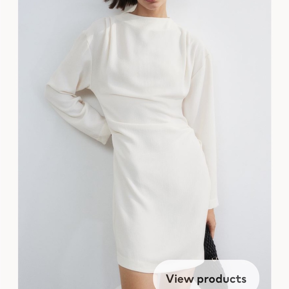 H&M Dress- Small, White , Worn Once